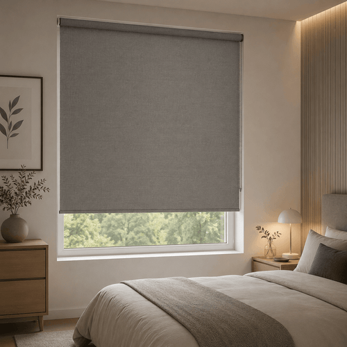Cortina Roller Blackout Termico - 2.40 Ancho x 2.20 Alto - Gris