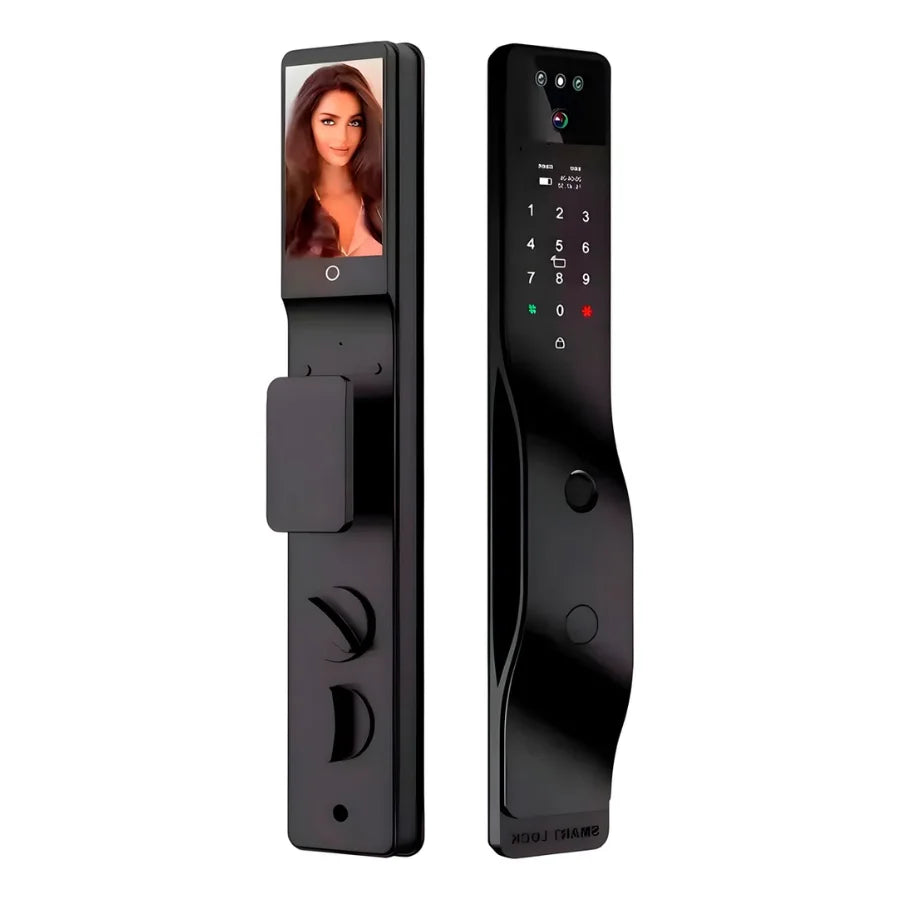Cerradura Inteligente SICCBA Facial – Huella – Código – RFID – Llave – Tuya APP Wifi – Puertas con barrales