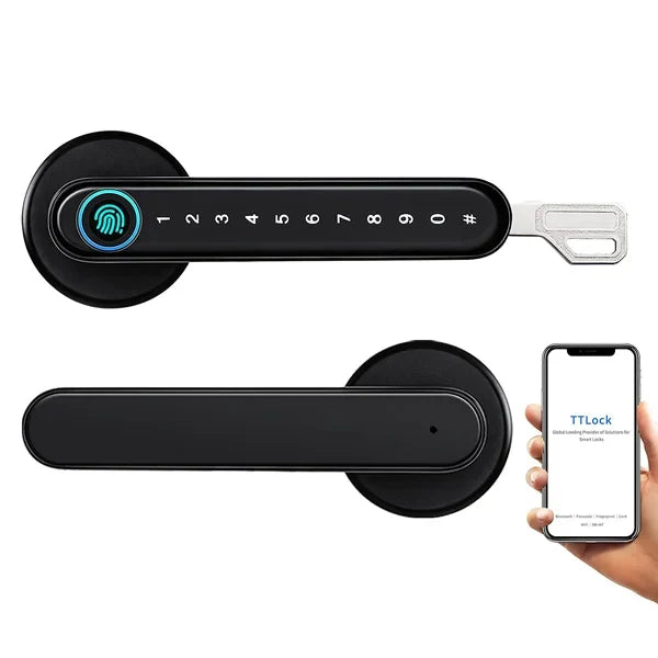 Cerradura Inteligente SICCBA – Huella – Código – Llave – Tuya APP Bluetooth