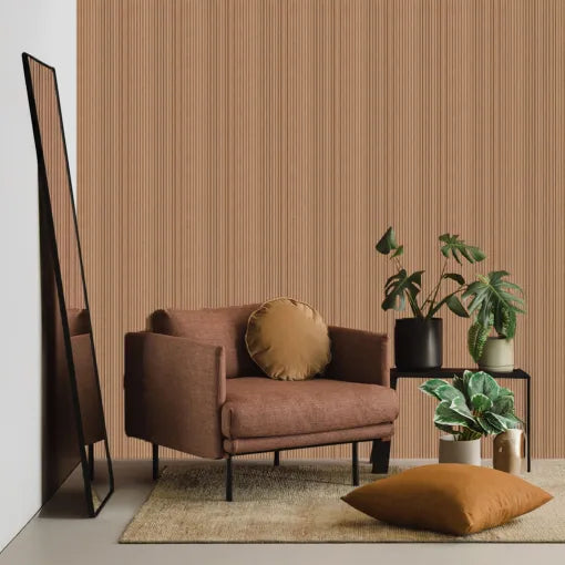 Revestimiento de Pared Interior Flat 3D OAK