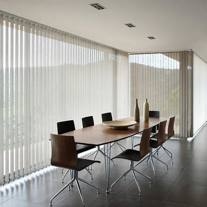 Cortina Bandas Verticales Blackout -1.60 X 2.20- Blanco