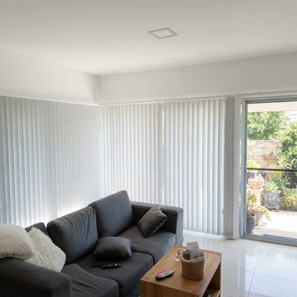 Cortina Bandas Verticales Blackout -1.60 X 2.20- Blanco