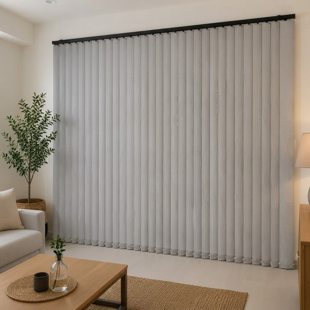 Cortina Bandas Verticales Blackout -2.00 X 2.20- Gris