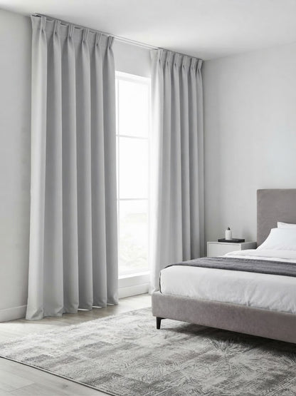 Cortina Riel Europeo Blackout Melody Blanco 2.00x2.20 | Texalia