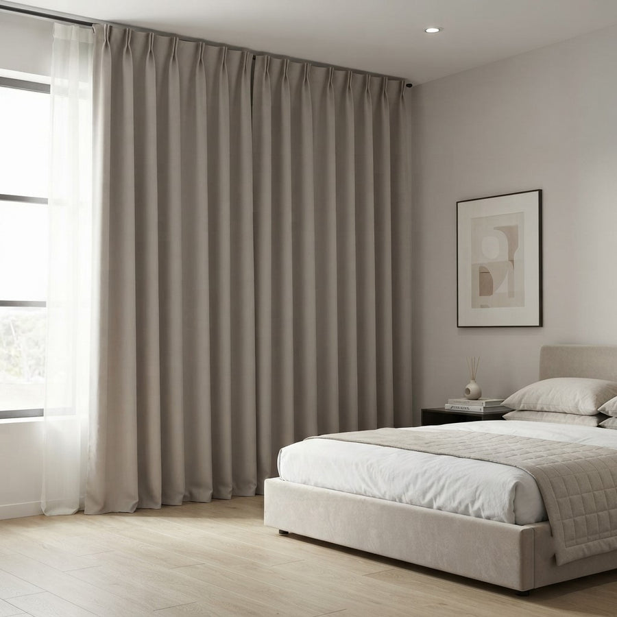 Cortina Riel Europeo Blackout Melody Arena 2.60x2.40 | Texalia