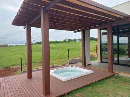 Pérgola 3.00 x 2.10 x 2.50 - vista junto a la pileta