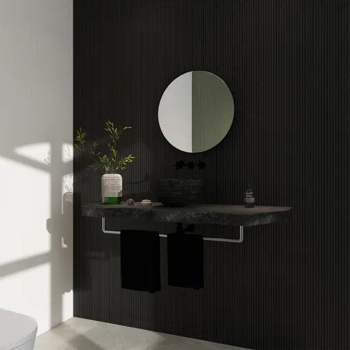 Revestimiento de Pared Interior Flat 3D BLACK OAK