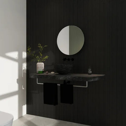 Revestimiento de Pared Interior Flat 3D BLACK OAK