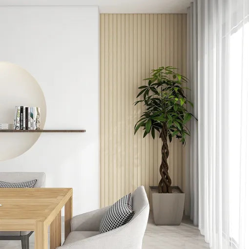 Perfil de Inicio Revestimiento Interior Flat Crema