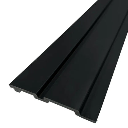 Perfil de Inicio Revestimiento Interior Flat Negro