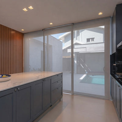 Cortina Roller Sunscreen 5% Gris 2.40x2.20 | Texalia