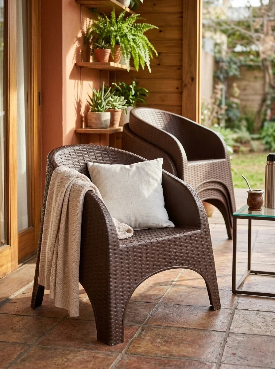 Sillón Rocco Simil Rattán | Texalia