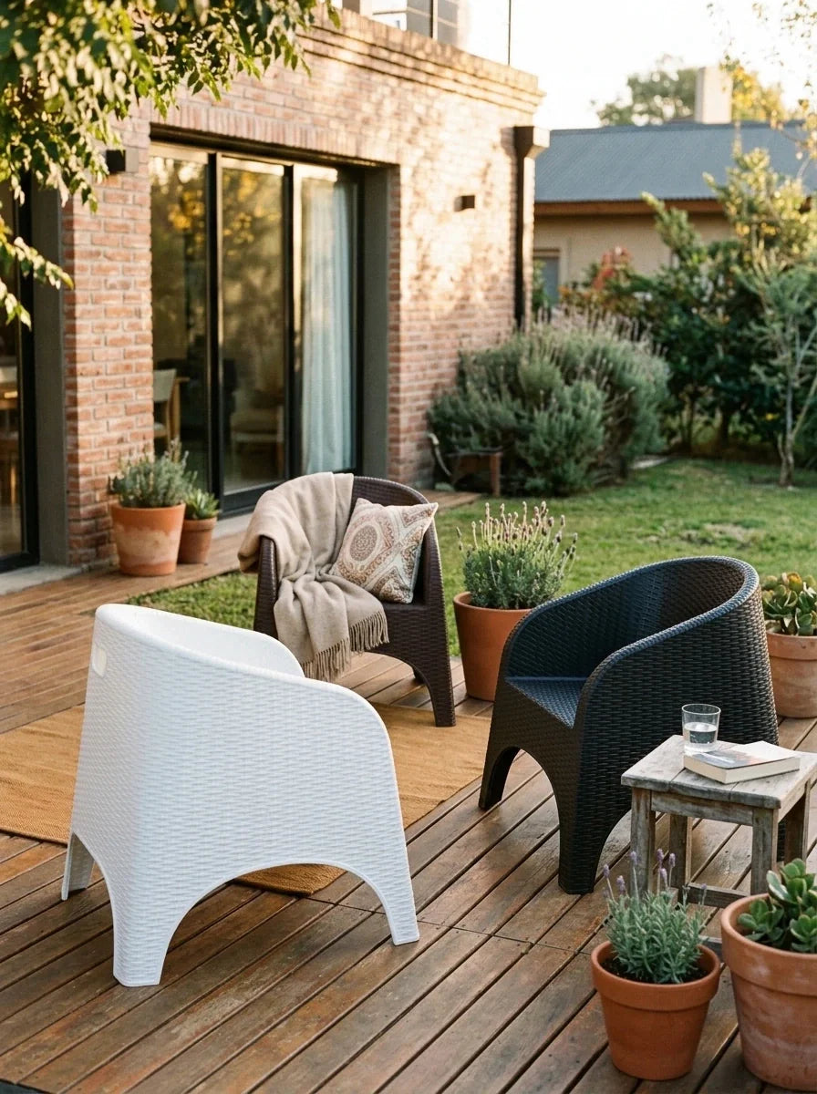 Sillón Rocco Simil Rattán | Texalia