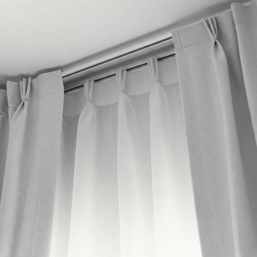 Cortina Riel Europeo Blackout Melody Arena 2.60x2.40 Texalia